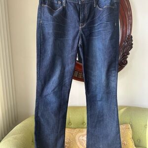 Lucky Brand Women's Dark Blue Straight Jeans